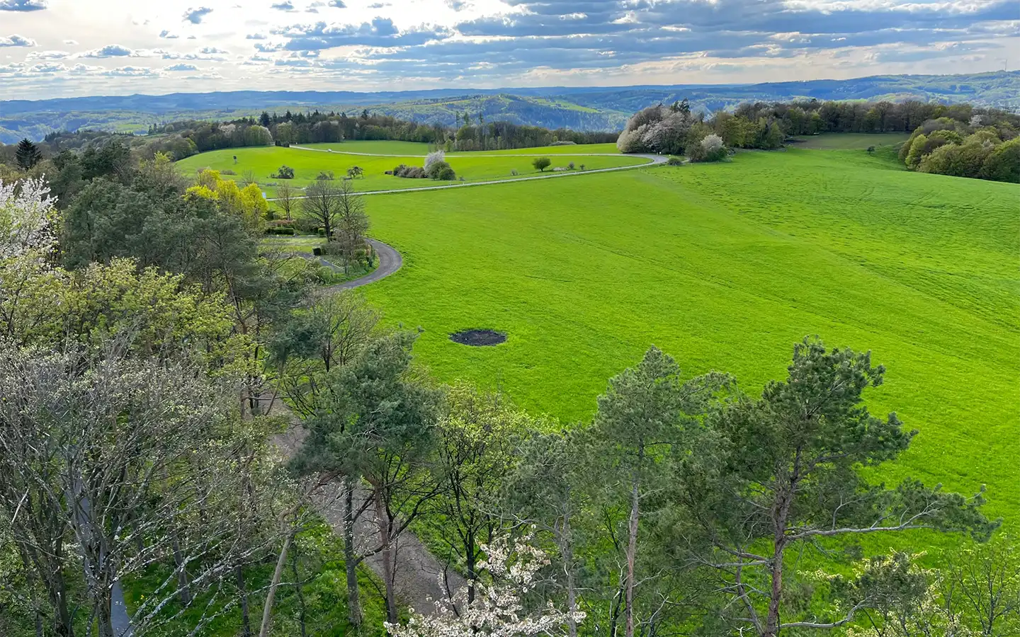 Blick vom Wasserturm in Kurtscheid